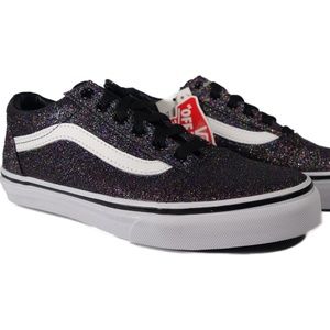 vans old skool glitter rainbow black